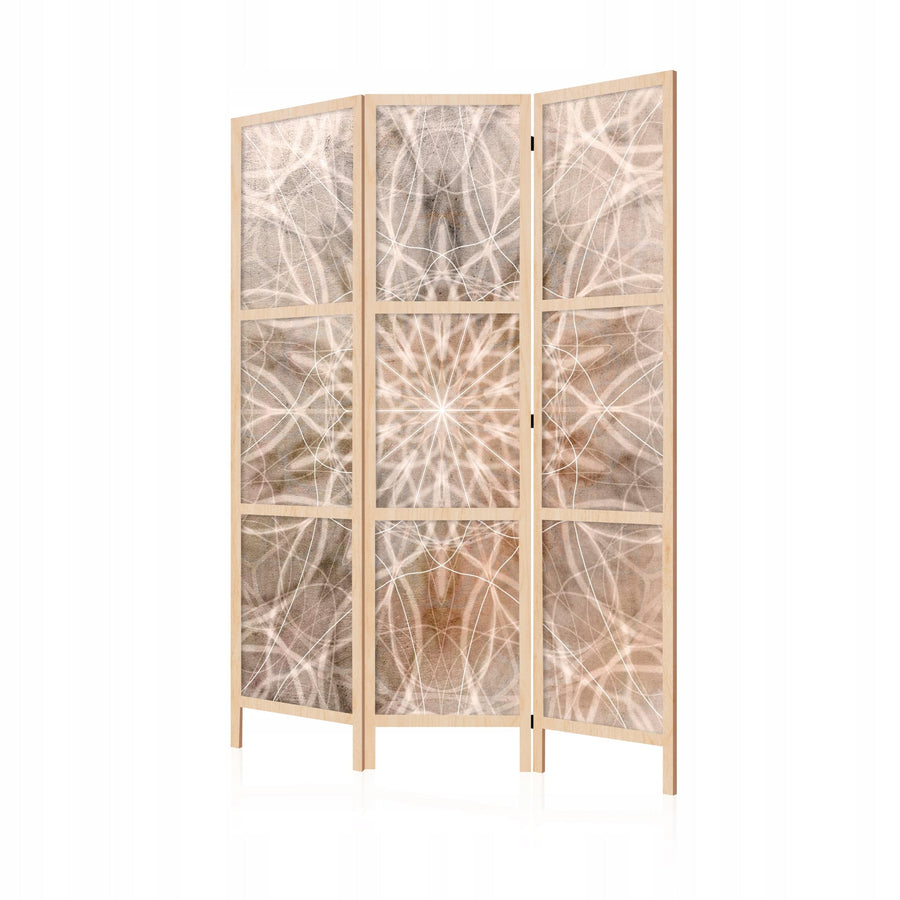 Dekoratīvs vienpusējs japāņu aizslietnis 135x172, Brūngans mandalas raksts L-ART