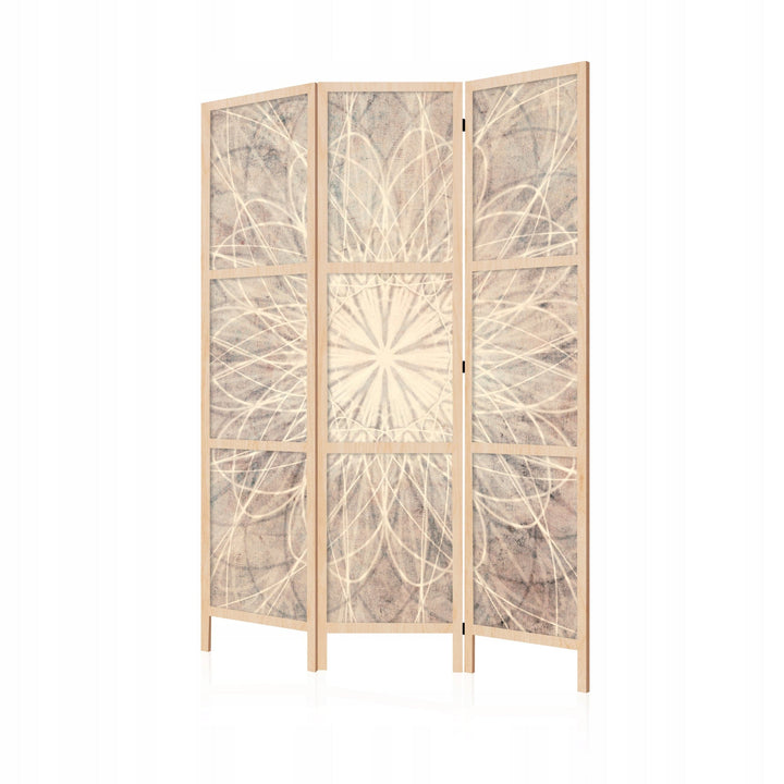 Dekoratīvs vienpusējs japāņu aizslietnis 135x172, Gaišā Mandala L-ART