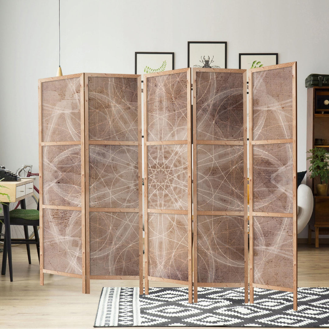 Boho stila aizslietnis ar mandalas motīvu un siltu tekstūru, 225x172 cm L-ART