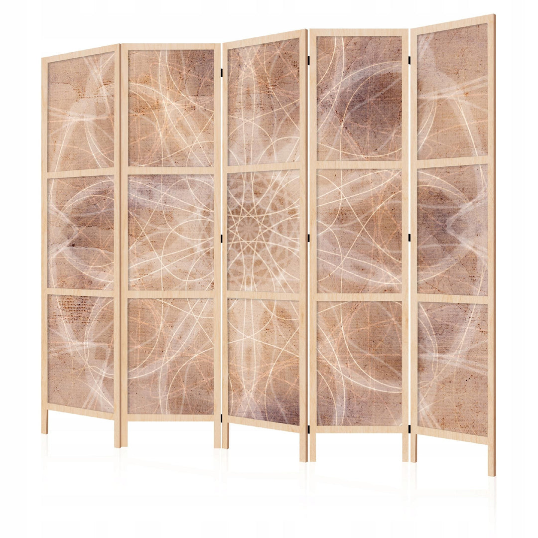 Boho stila aizslietnis ar mandalas motīvu un siltu tekstūru, 225x172 cm L-ART