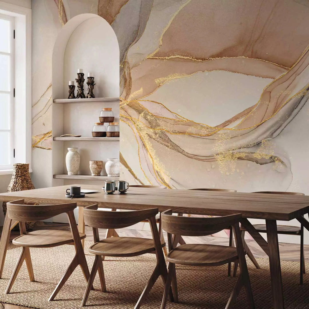 Fototapeet - Marmorit imiteeriv beež koostis, 151905