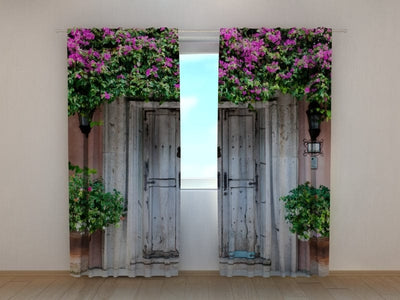 Day and night curtains - Impressive doors in Mexico Digital Textile