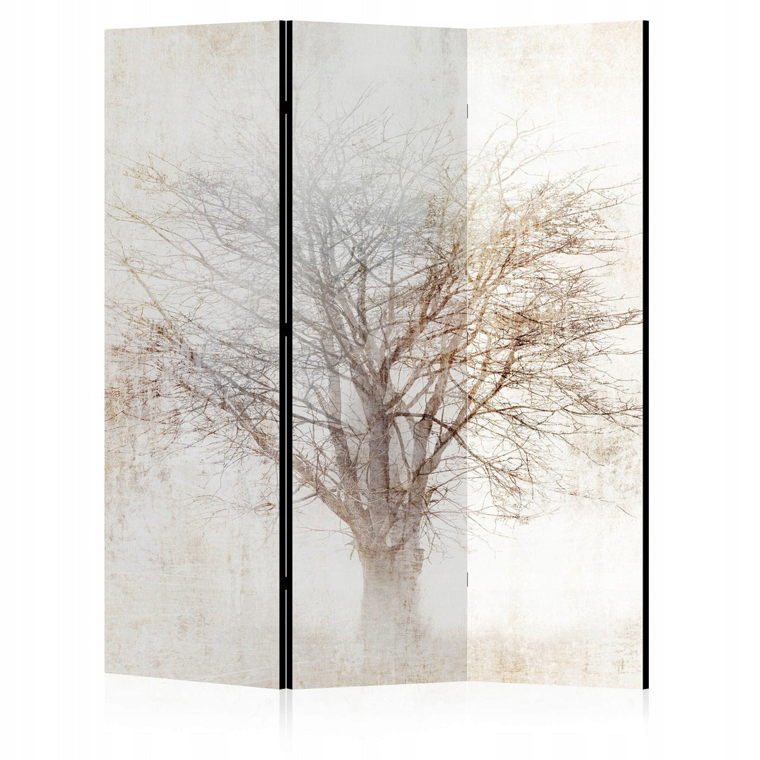 Divpusējs aizslietnis, 135x172, Koka siluets (Sepia toņos) L-ART