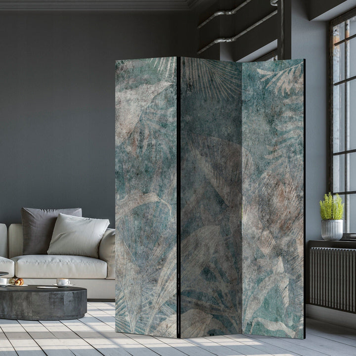 Divpusējs aizslietnis, 135x172, Tropiskā mistika: Zilganpelēkā krāsā L-ART