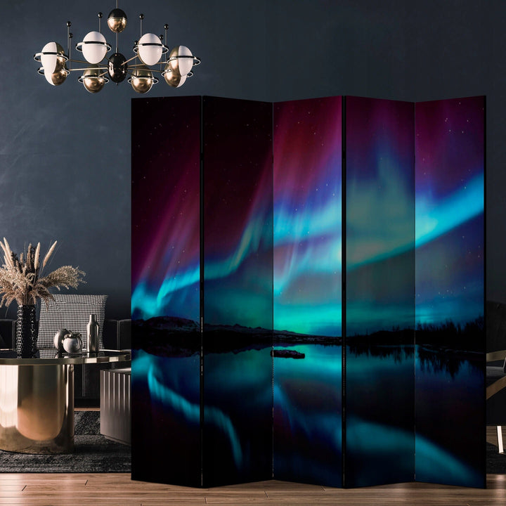 Divpusējs aizslietnis, 225x172, Arktiskā nakts L-ART