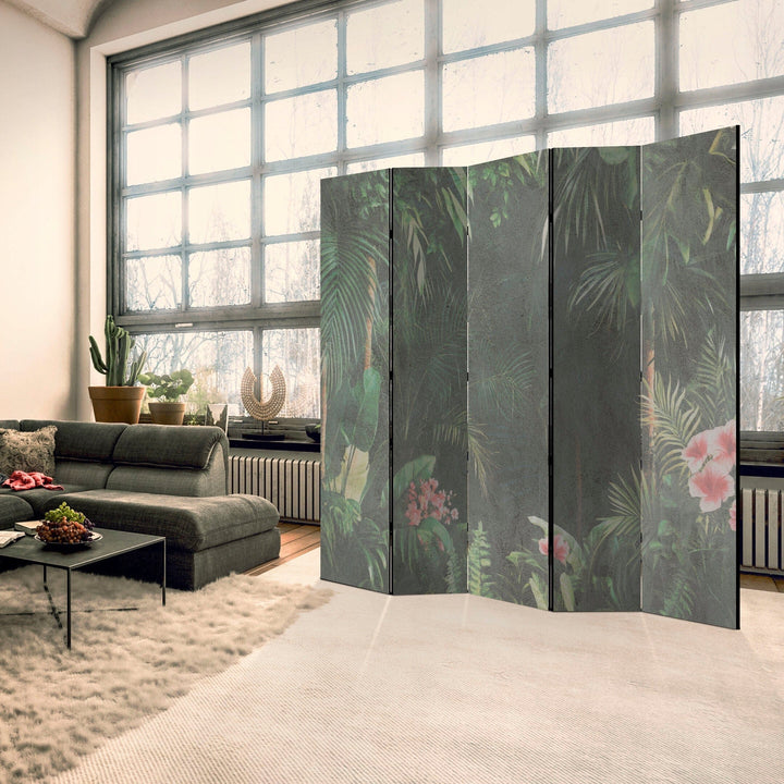 Divpusējs aizslietnis, 225x172, Džungļi un tropiskie ziedi L-ART