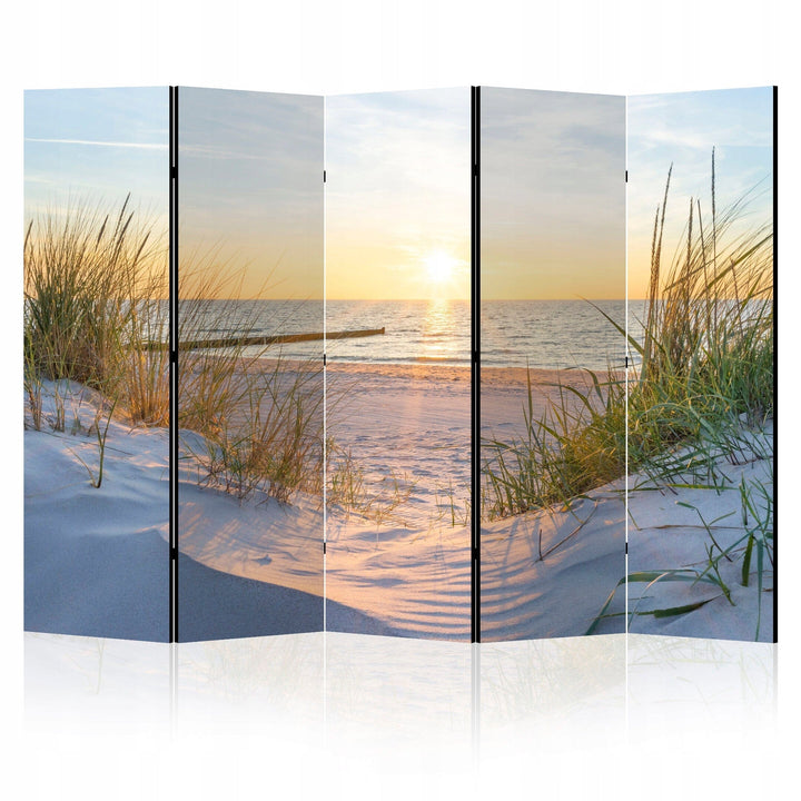 Divpusējs aizslietnis, 225x172, Saulriets pludmalē L-ART