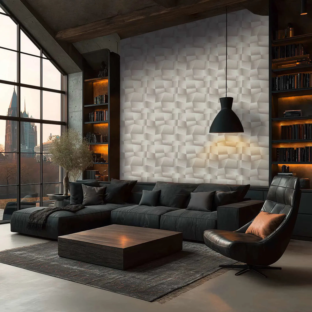 Dizaina tapetes ar 3D faktūru - pelēkas - 3012644 AS Creation