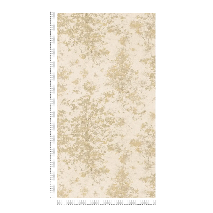 Dizaina tapetes ar smalku teksturētu struktūru - krēmkrāsa - 3012702 AS Creation