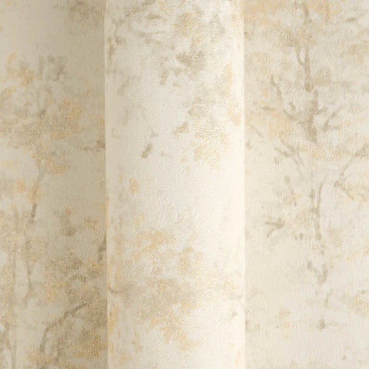 Dizaina tapetes ar smalku teksturētu struktūru - krēmkrāsa - 3012702 AS Creation