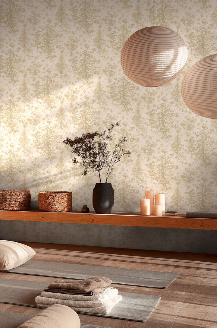 Dizaina tapetes ar smalku teksturētu struktūru - krēmkrāsa - 3012702 AS Creation