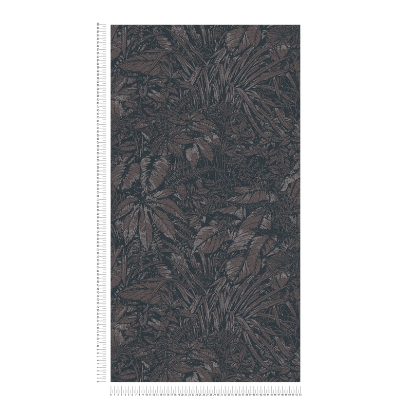 Jungle wallpaper with light texture in black, 1404525 AS Creation