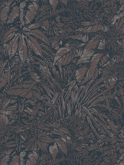Jungle wallpaper with light texture in black, 1404525 AS Creation