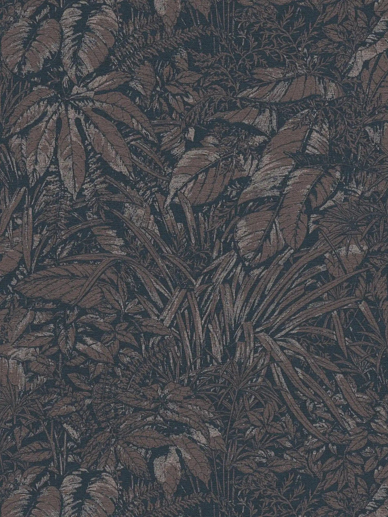 Jungle wallpaper with light texture in black, 1404525 AS Creation