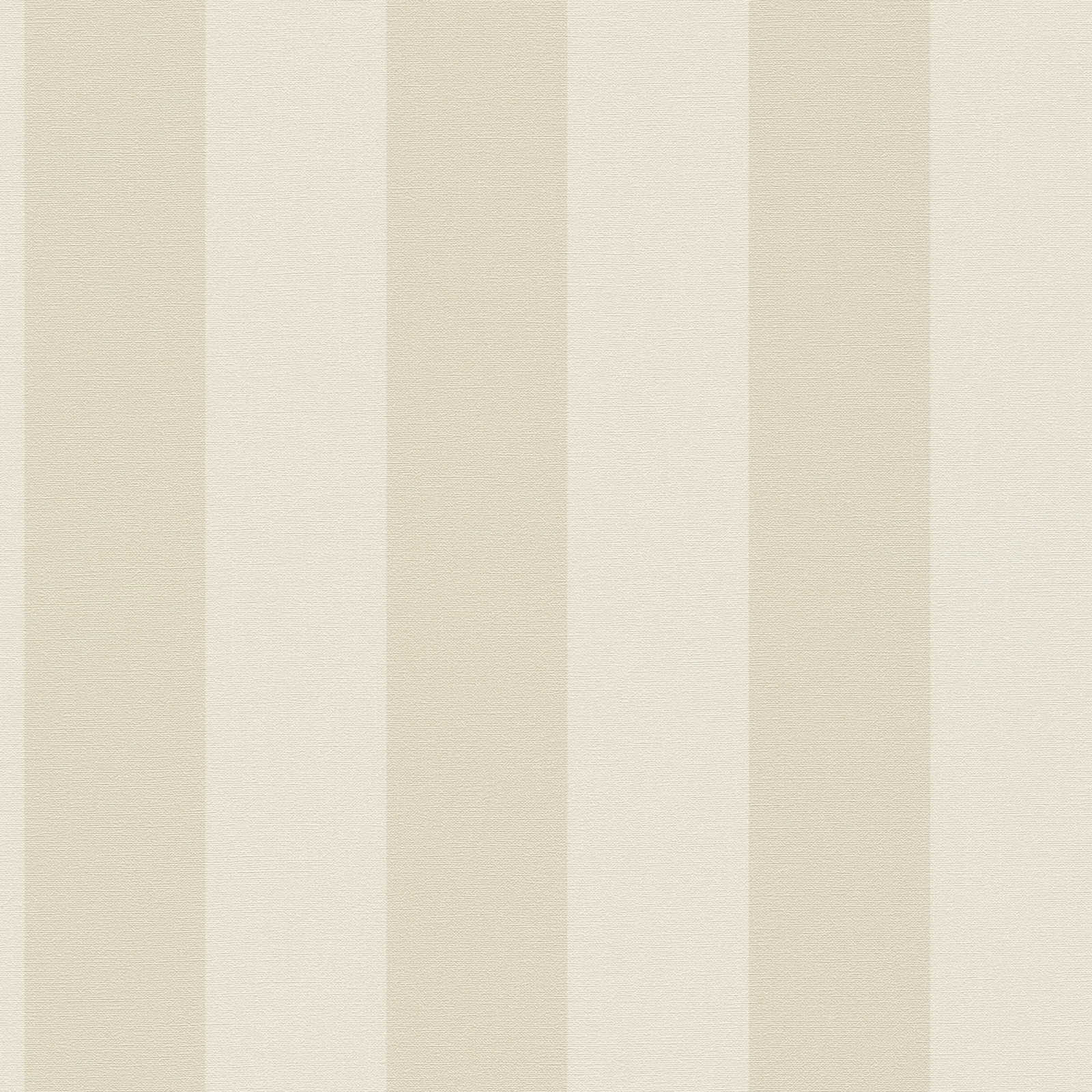 Ekoloģiskas svītrainas tapetes, bez PVC: bēšos toņos - 386652 AS Creation