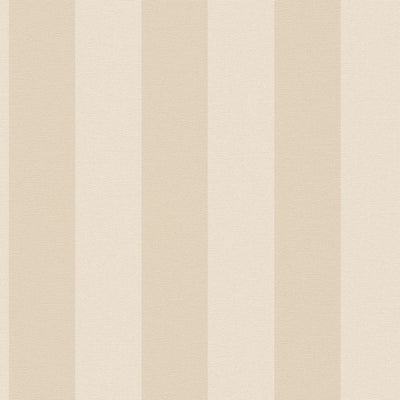 Ympäristöystävällinen raidallinen tapetti, PVC-vapaa: beige - 1363134 AS Creation