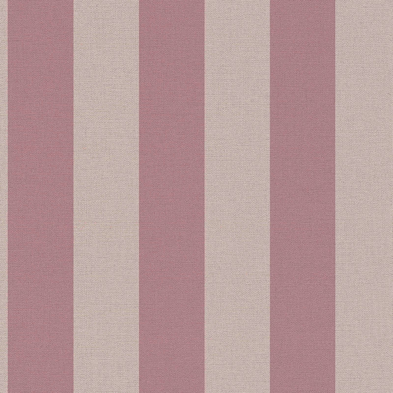Ekologiški dryžuoti tapetai, be PVC: violetiniai- 1363136 AS Creation