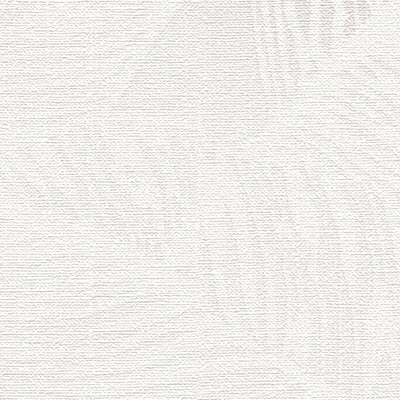 Eco-friendly wallpaper with leaf pattern, PVC-free: grey, white, 1363110 AS Creation