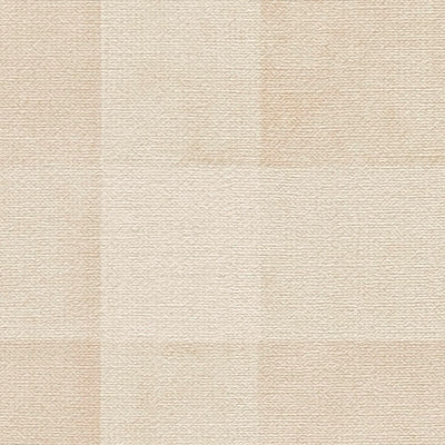 Eco-friendly wallpaper with a plaid pattern and linen look, without PVC: beige, 1363123 AS Creation