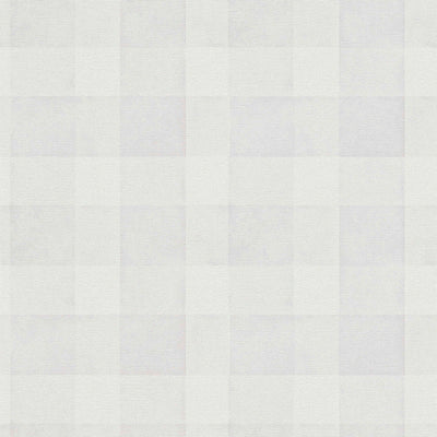 Eco-friendly wallpaper with a plaid pattern and linen look, without PVC: grey, 1363124 AS Creation