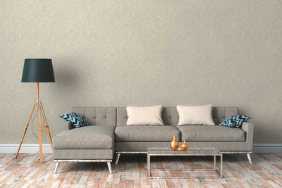 Eco-friendly PVC-free wallpaper with a textured look: beige, 1362534 AS Creation