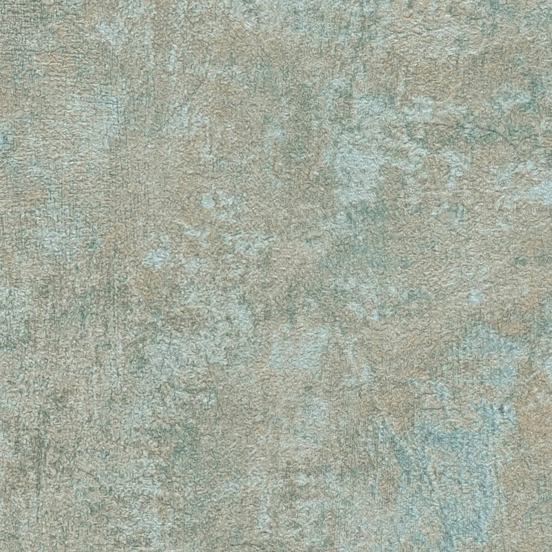 Eco-friendly PVC-free wallpaper with a textured look in green, 1362527 AS Creation