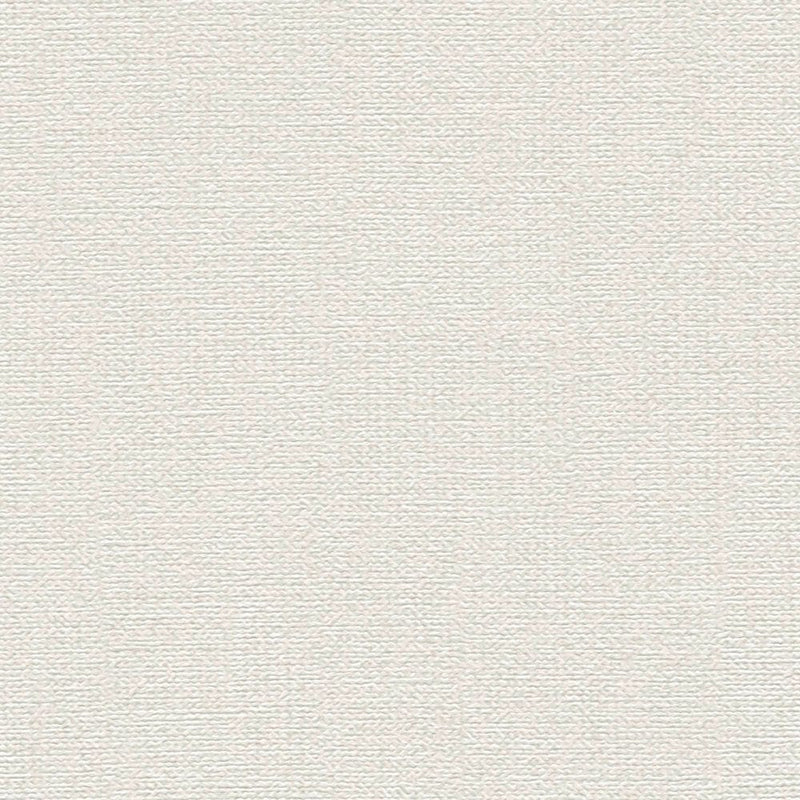 Ekologiškas Vienspalviai tapetai su lino išvaizda, be PVC: baltas - 1363150 AS Creation
