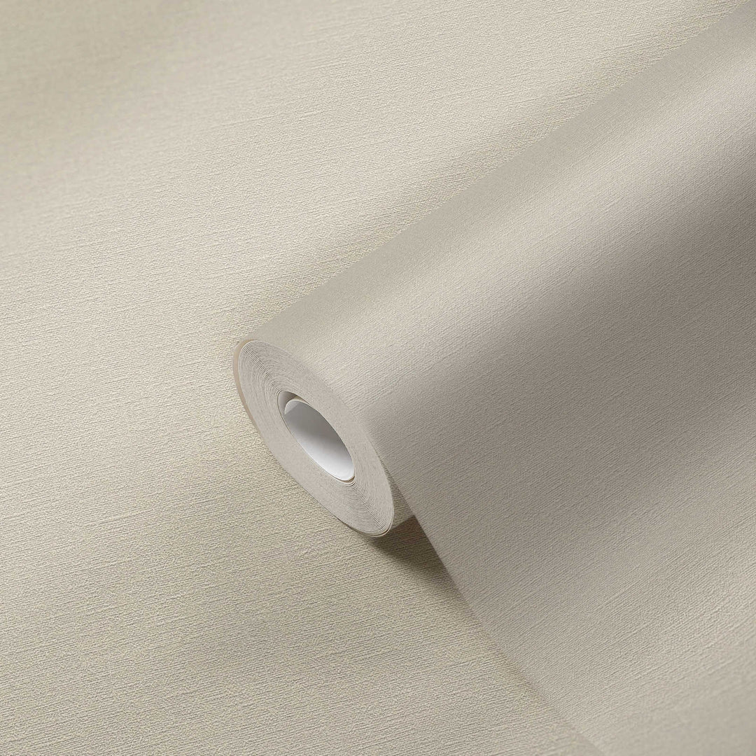 Ekoloģiskas vienkrāsainas tapetes, bez PVC: bēšā krāsā - 376033 AS Creation