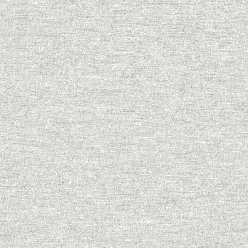 Organic Plain wallpapers with linen look, without PVC: grey - 1336344 AS Creation