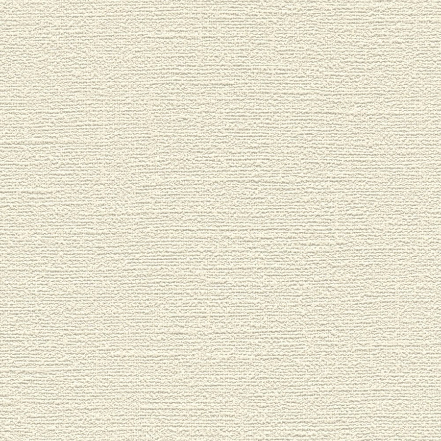 Ekoloģiskas vienkrāsainas tapetes, bez PVC: silti baltā krāsā, 376037 AS Creation