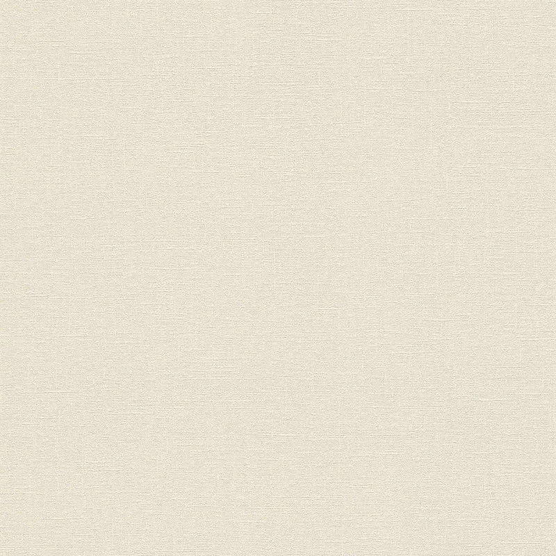 Organic Plain wallpapers with linen look, PVC-free: warm white - 1336345 AS Creation