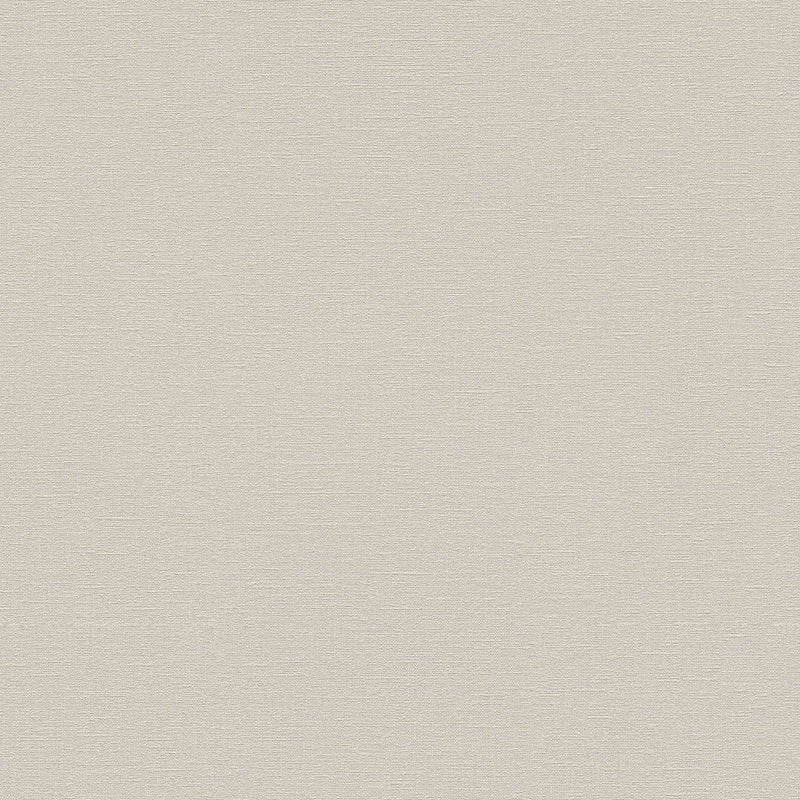 Organic Plain wallpapers with linen look, PVC-free: warm grey - 1336343 AS Creation