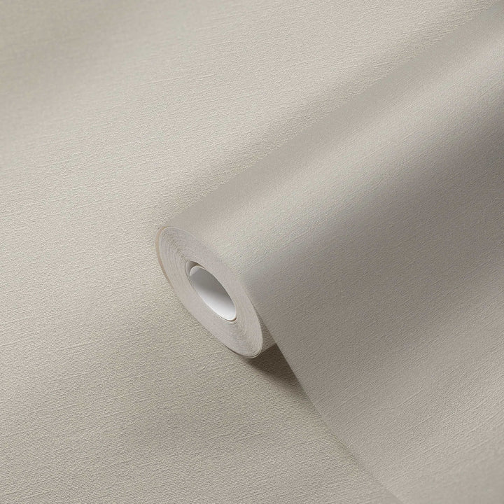 Ekoloģiskas vienkrāsainas tapetes, bez PVC: silti pelēkā - 376035 AS Creation