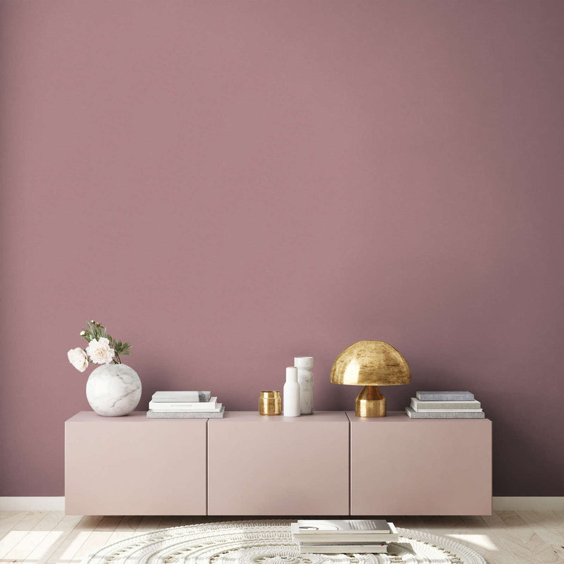 Organic Plain wallpapers with linen look, without PVC: violet - 1363153 AS Creation