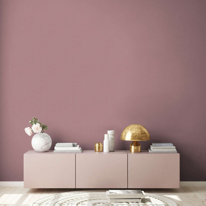 Ekologiškas Vienspalviai tapetai su lino išvaizda, be PVC: violetinė - 1363153 AS Creation