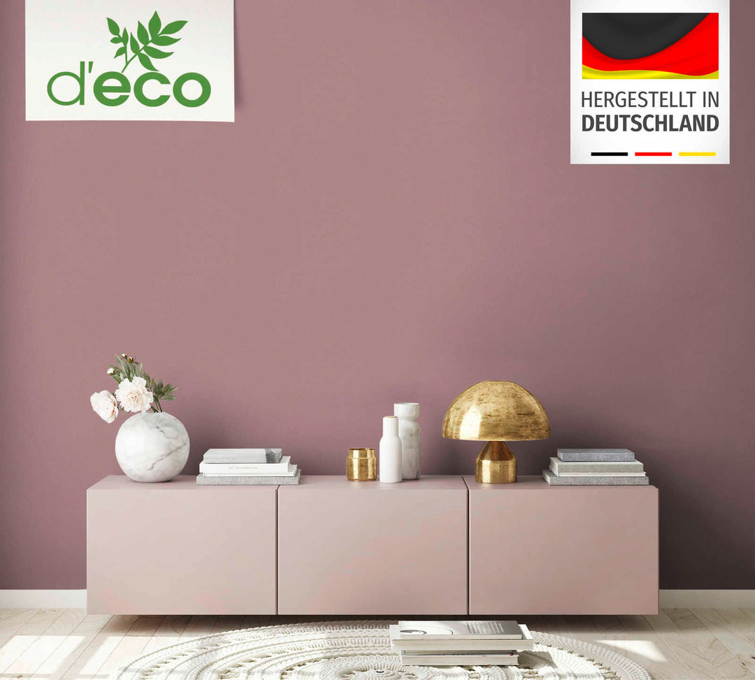 Ekoloģiskas vienkrāsainas tapetes, bez PVC: violetā krāsā - 386667 AS Creation
