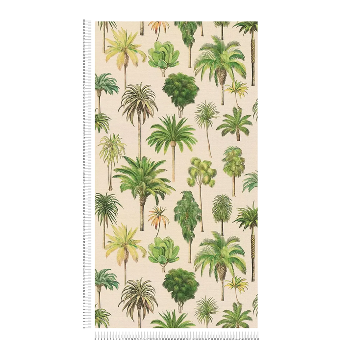 Tapetes ar tropu palmu kokiem, ar matētu apdari - 3012237 AS Creation
