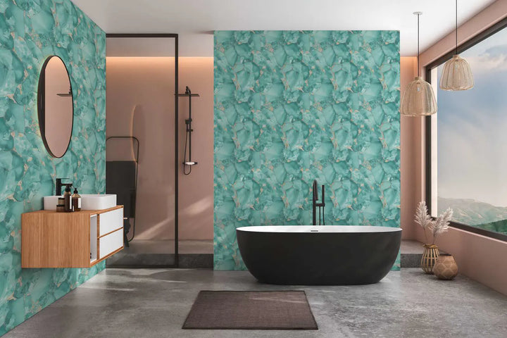 Elegantas marmora izskata tapetes ar zelta akcentiem - 3012201 AS Creation