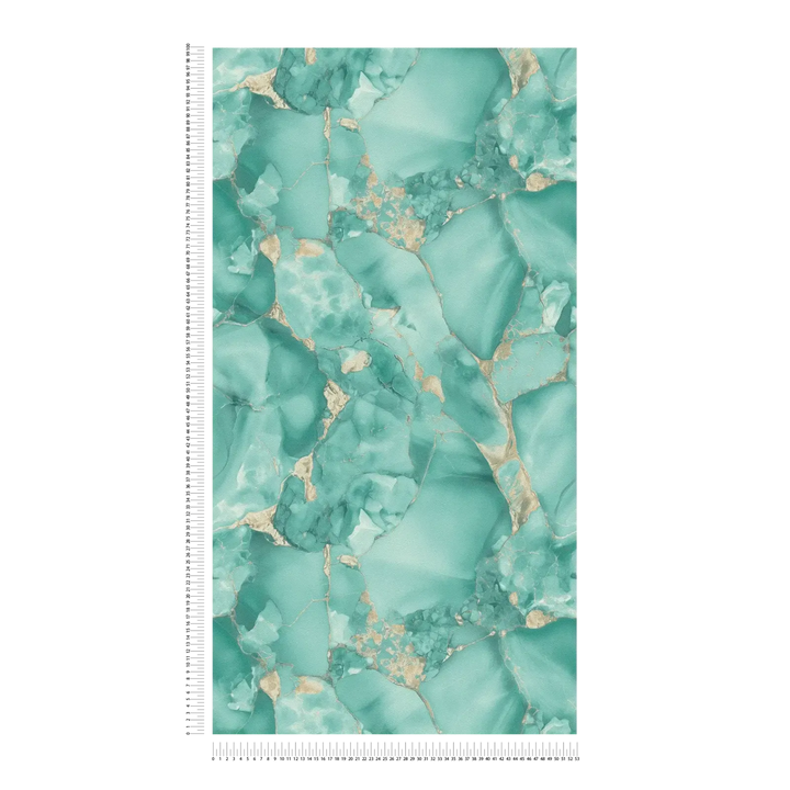 Elegantas marmora izskata tapetes ar zelta akcentiem - 3012201 AS Creation