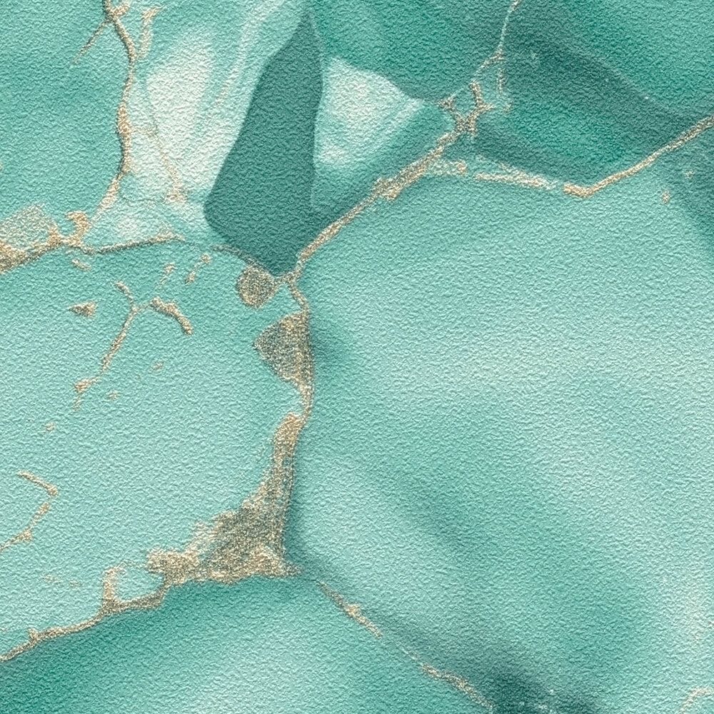 Elegantas marmora izskata tapetes ar zelta akcentiem - 3012201 AS Creation