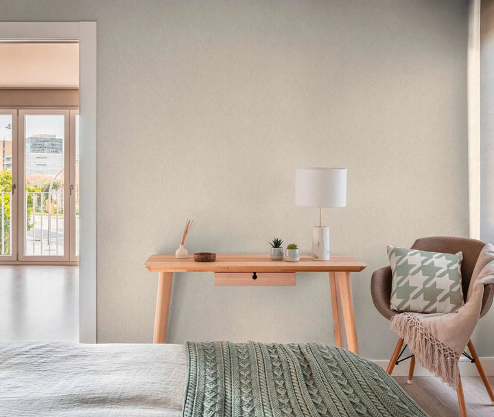 Elegantas tapetes ar delikātu zigzaga rakstu un tekstila efektu AS Creation