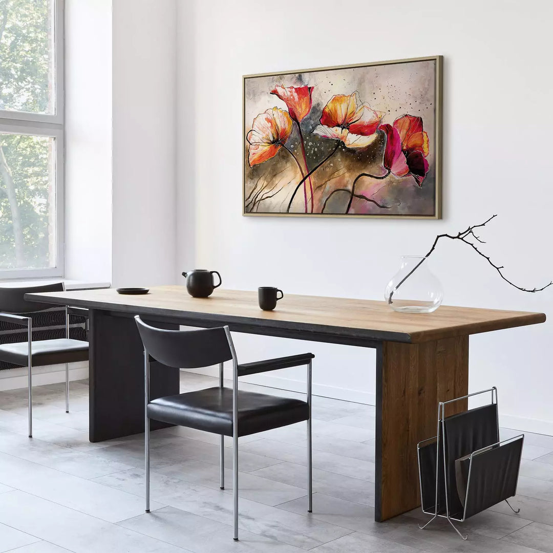 Glezna koka rāmī (dabīgā krāsā) - Maģiskas magones, 162016