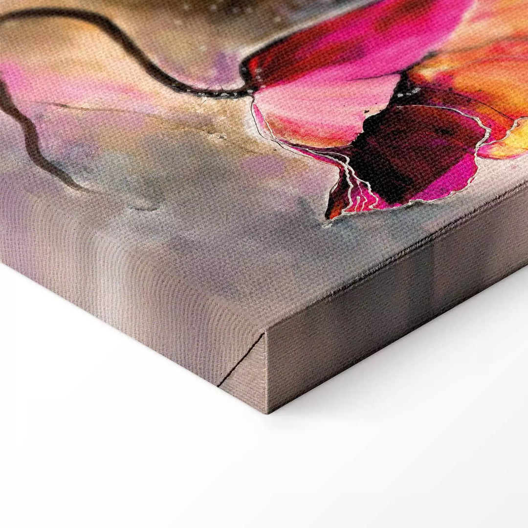 Canvas-taulut kukkien kanssa - Taika unikot, 162016