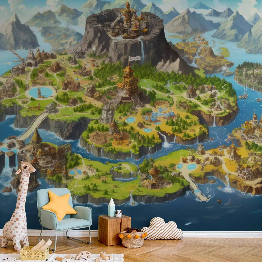 Wall Murals - a city on the water strategy in the game style, 150674