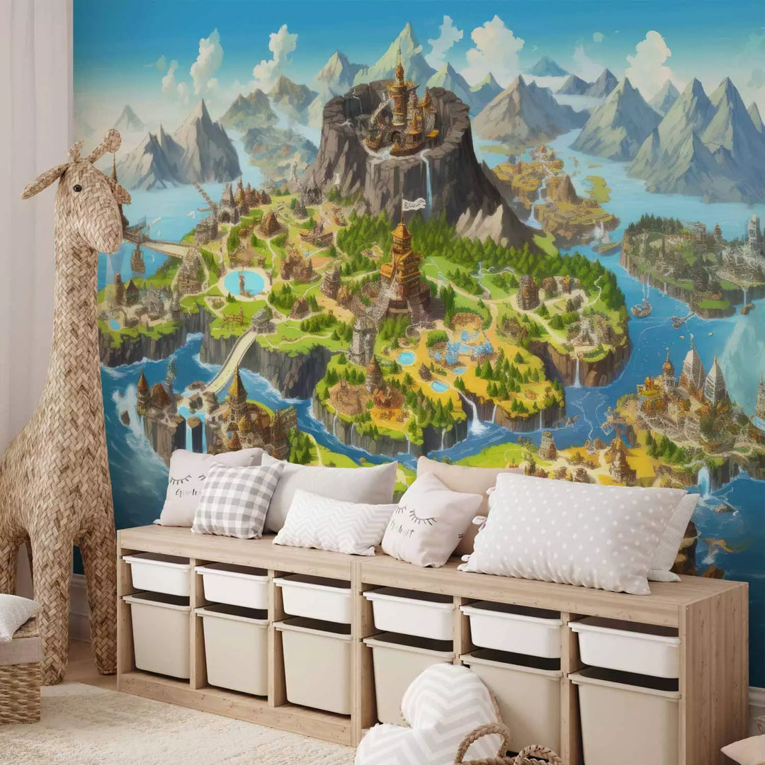 Wall Murals - a city on the water strategy in the game style, 150674