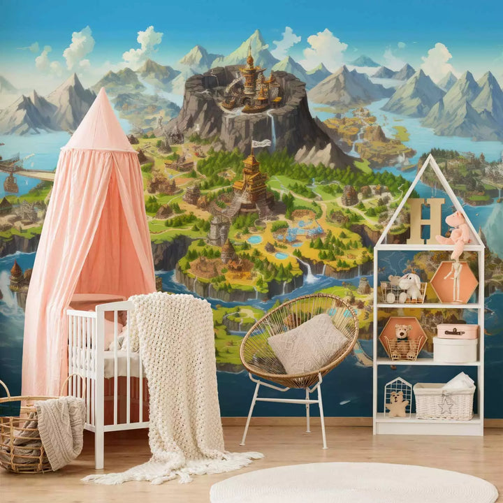 Wall Murals - a city on the water strategy in the game style, 150674