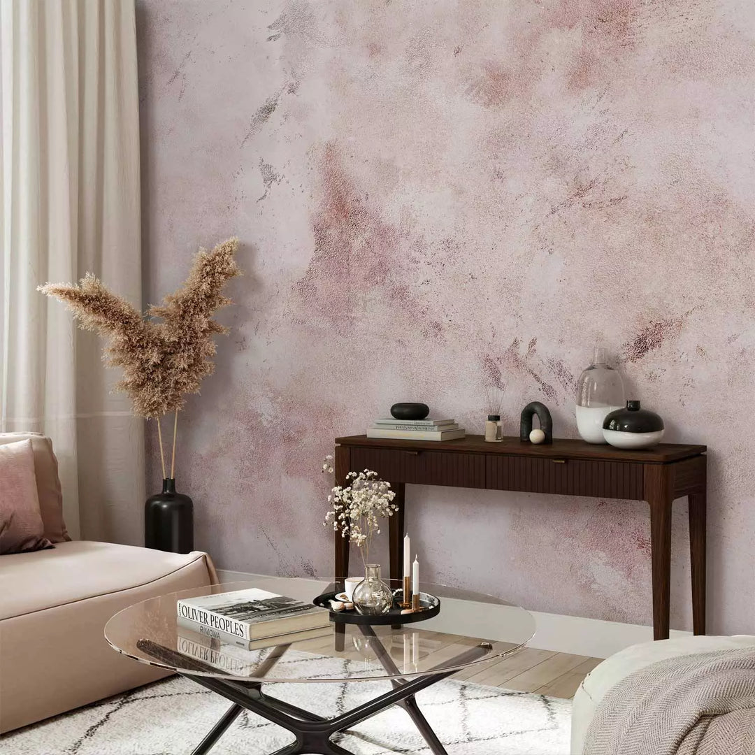 Fototapeet abstraktse joonistusega - Time Expression in Pink, 142697