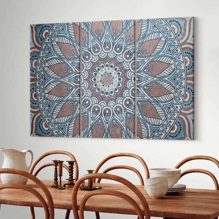 Glezna (Triptihs) - Miera ģeometrija: Etniskā mandala, 108020