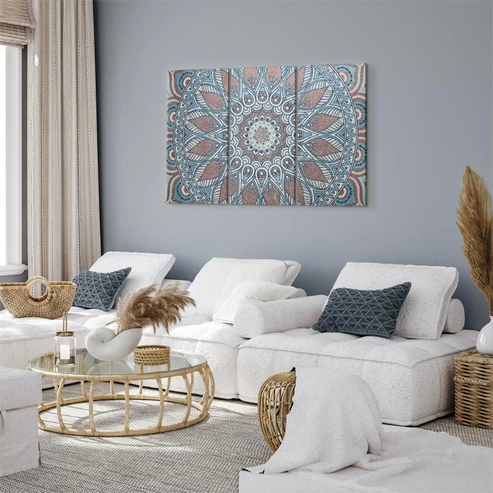 Glezna (Triptihs) - Miera ģeometrija: Etniskā mandala, 108020