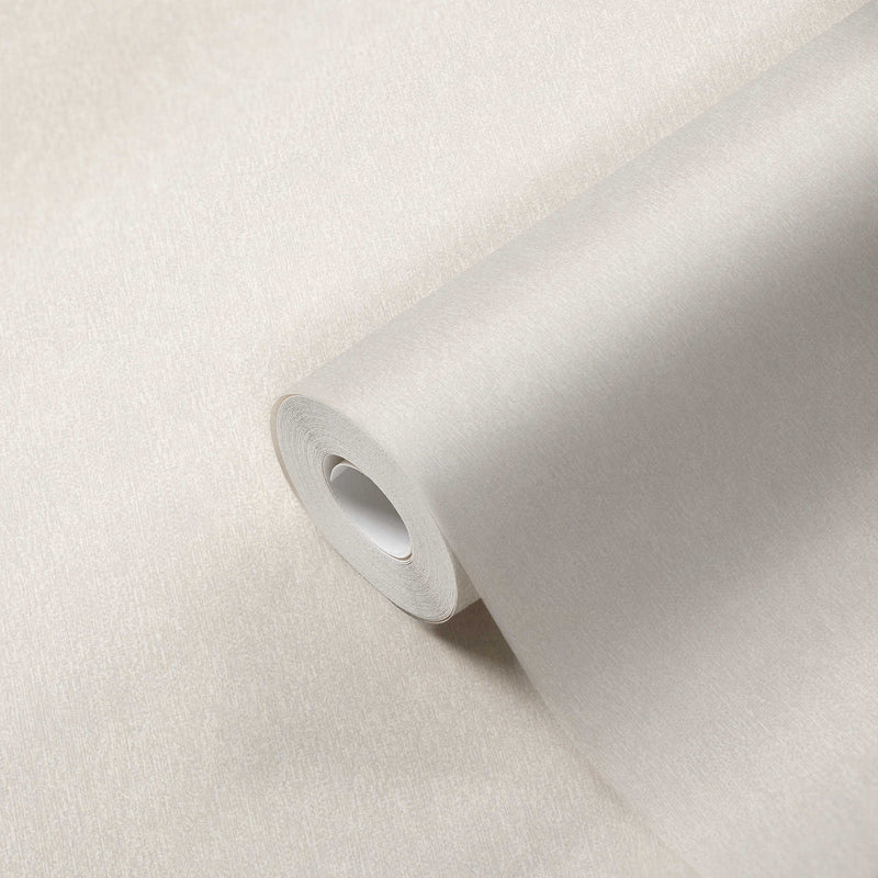 Non-woven Matt wallpaper with textured appearance: white, 1372236 AS Creation